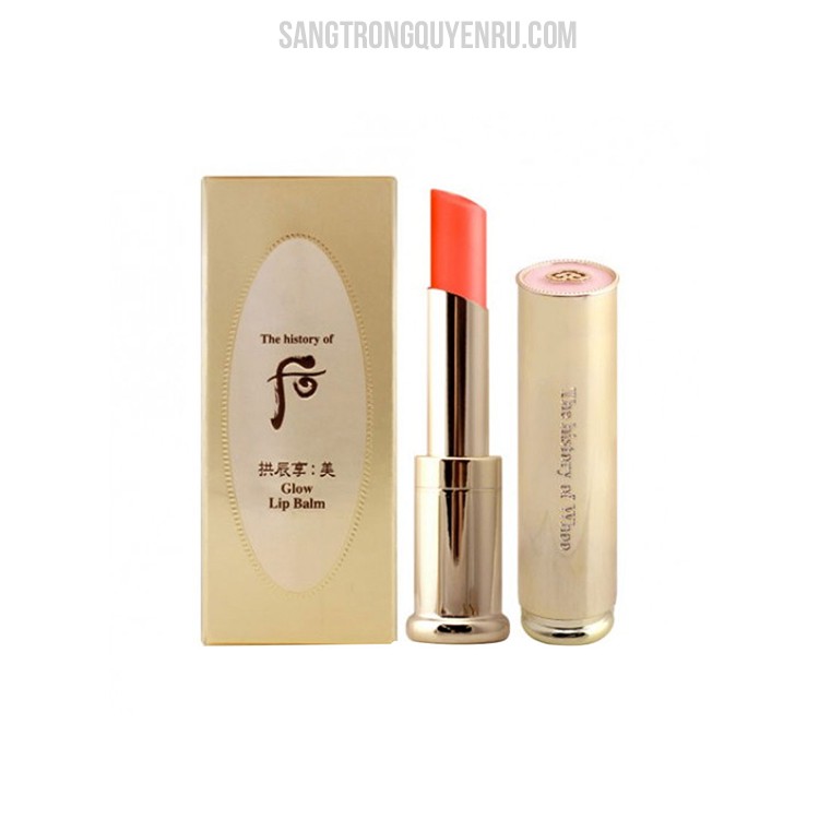 Son Dưỡng Môi Chống Nắng WHOO Gongjinhyang Mi Glow Lip Balm Full Size 3,3g