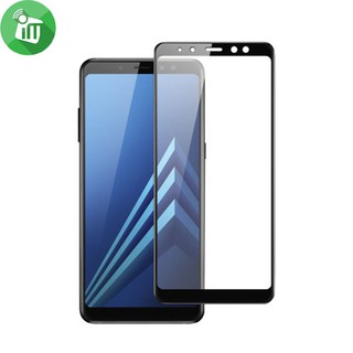 Kính cường lực full màn Samsung A8 2018 Đen