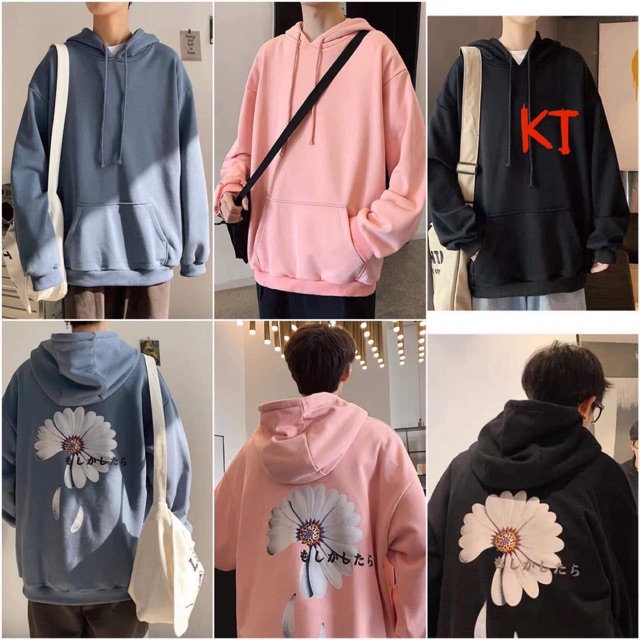 [Mã WASTUP24 giảm 10K đơn 50K] (FRESHIP ĐƠN 200K ) Áo hoodie nỉ hoa cúc chảy KT12 (SIÊU ĐẸP )