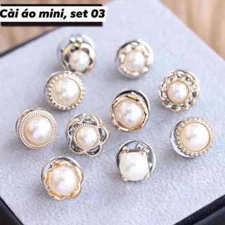 Sét 10 phụ kiện cài áo siêu xinh quanaophukienxinh