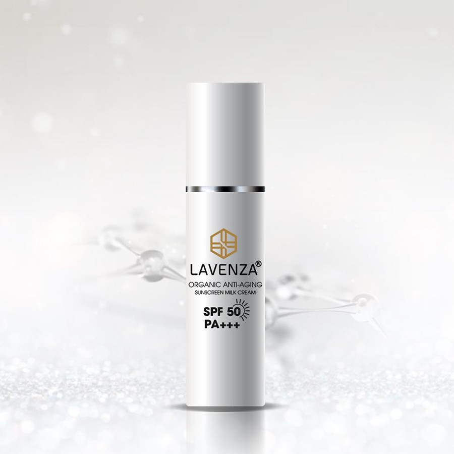  Kem sữa chống nắng hữu cơ LAVENZA, chống tia UVA UVB, bảo vệ hoàn hảo làn da | BigBuy360 - bigbuy360.vn