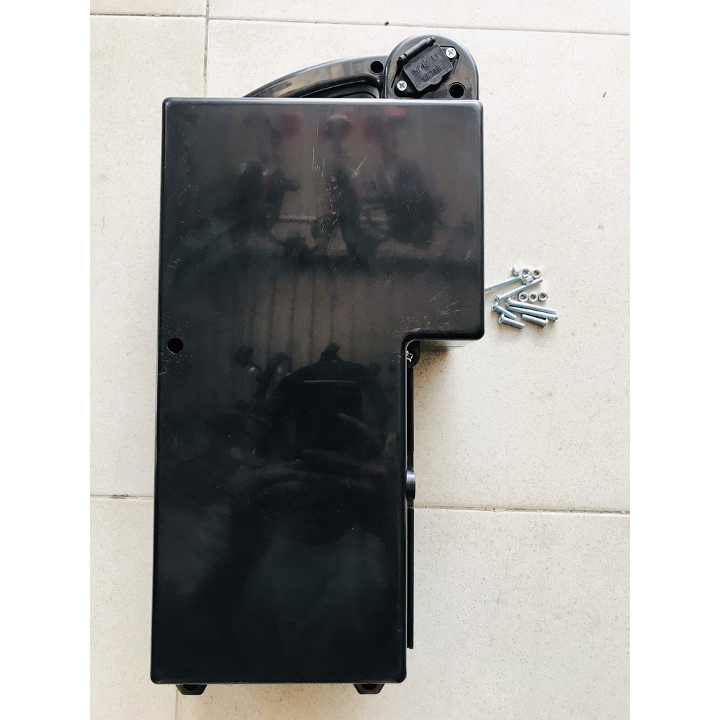 Vỏ hộp đựng 4 bình ắc quy xe đạp điện 48V full 2 dây nguồn chân vuông