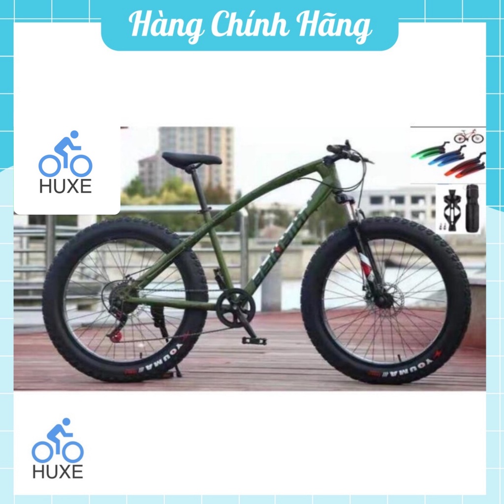 Xe đạp thể thao bánh béo cao cấp Beinaiqui .Tặng bình nước và chắn bùn
