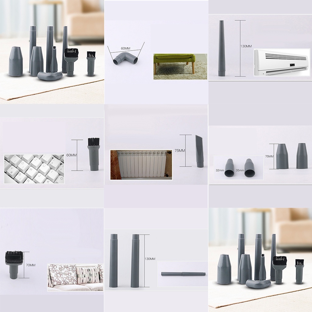 Bộ 9 Ống Nối Dài Cho Máy Hút Bụi