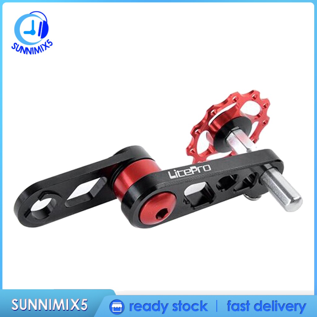 Bộ Căng Xích Xe Đạp Một Tốc Độ Thay Thế Màu Đỏ Đen