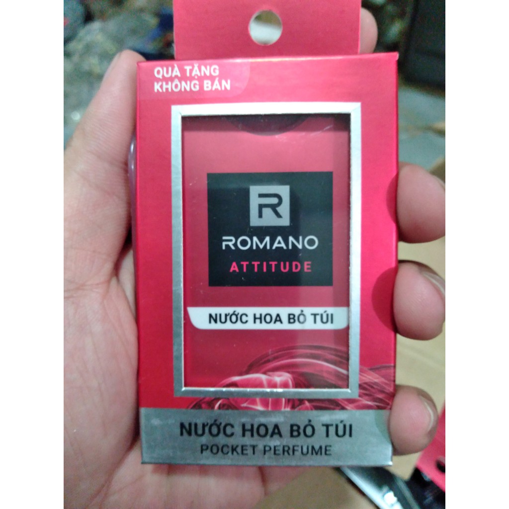 Xịt nước hoa Romano bỏ túi tiện lợi có thể mang theo, mùi cực đỉnh