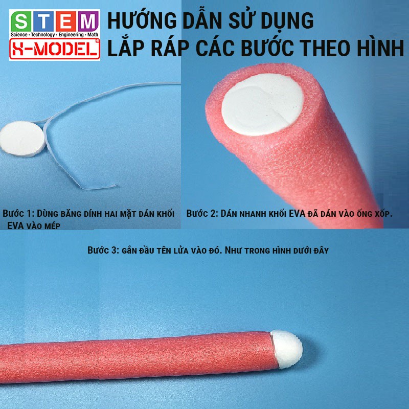 Đồ chơi sáng tạo STEM Mô hình Tên lửa máy bay X-MODEL ST67 cho bé, Đồ chơi tự làm DIY| Giáo dục STEM, STEAM