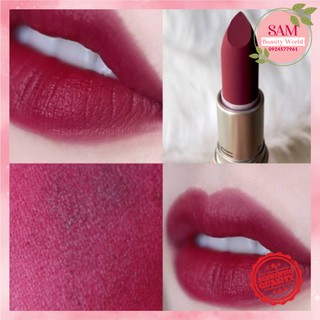 Son MAC Powder Kiss Màu 305 Burning Love – Đỏ Tím Rượu