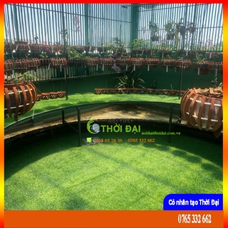 Tấm cỏ nhựa 2cm - Hãng CCGRASS - Sợi cỏ 2cm xanh bền đẹp - Kích thước [1mx1m]