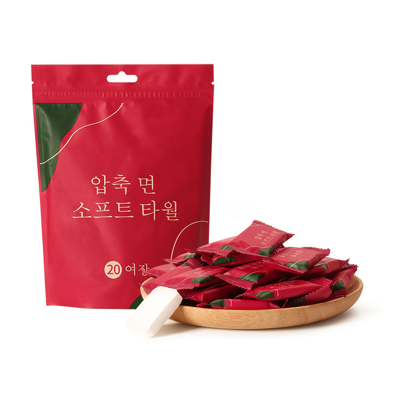 Khăn Lau Mặt Dạng Nén Bằng Cotton Nguyên Chất Dùng 1 Lần