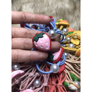 Day cot tóc đính charm xinh xỉu