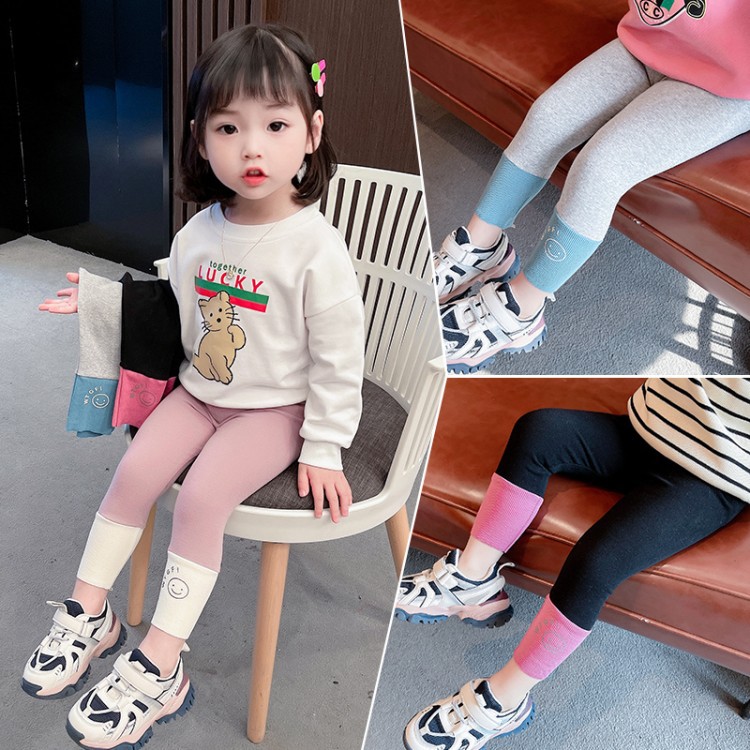 Quần Legging Thời Trang Hàn Quốc Xinh Xắn Cho Bé Gái