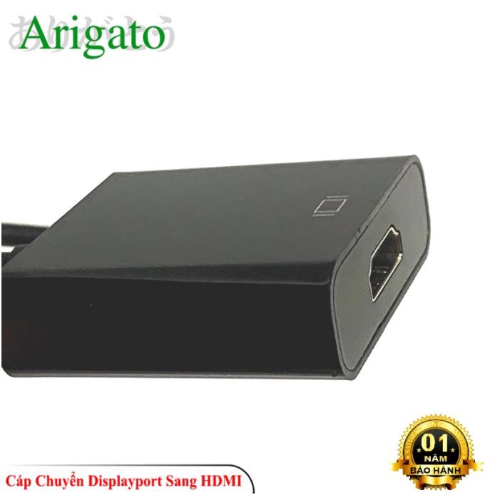 Cáp chuyển đổi Display Port sang HDMI 15cm (Trắng)