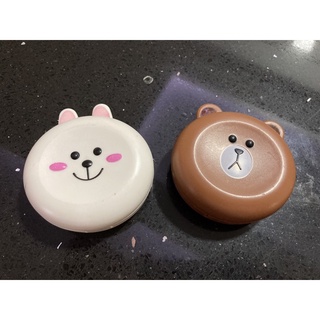 Hộp gương mẫu Gấu Thỏ Brown Cony Line