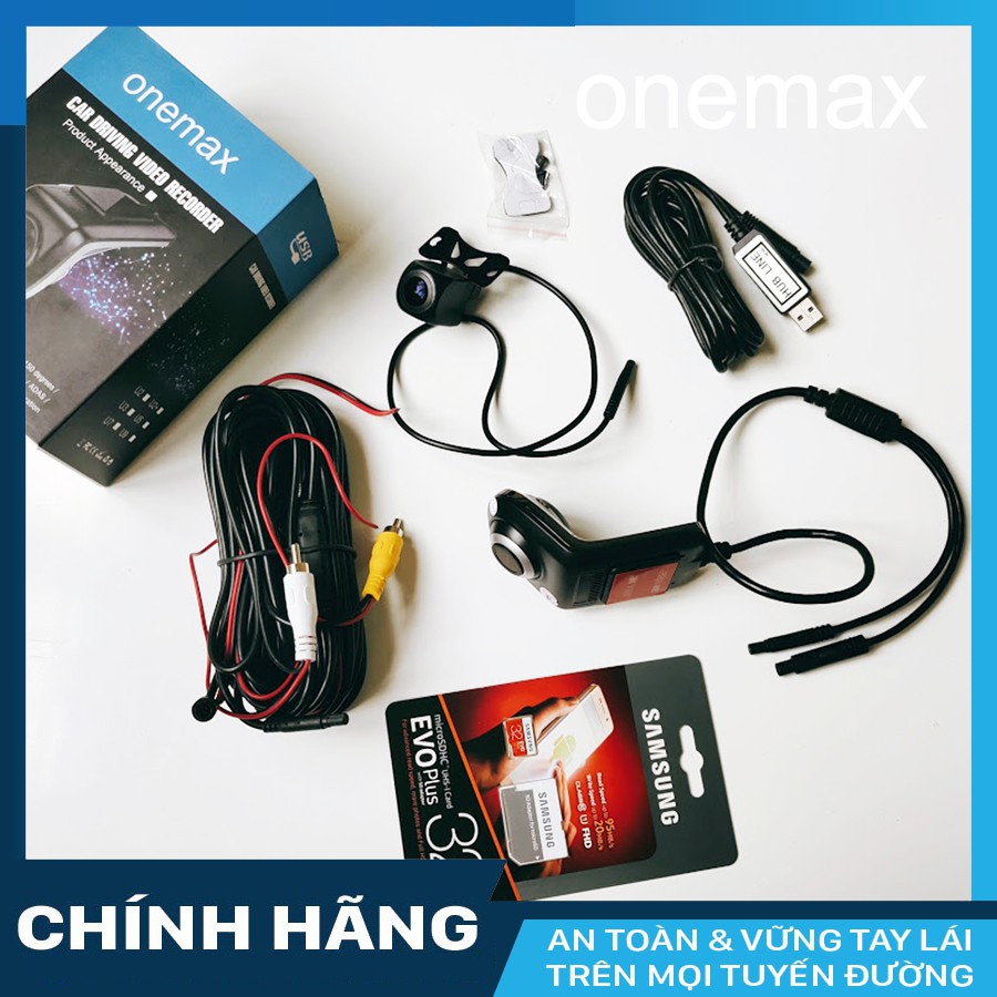 Camera hành trình OneMax cho màn hình xe hơi Android + thẻ nhớ 16/32GB Class 10 | BigBuy360 - bigbuy360.vn