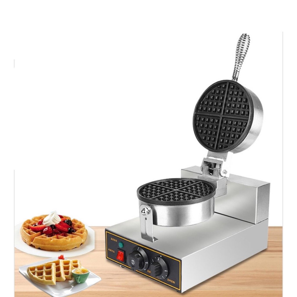 [Mã 155ELSALE giảm 7% đơn 300K] Máy làm bánh bông lan, Waffle, tổ ong Công Nghiệp nặng 6Kg