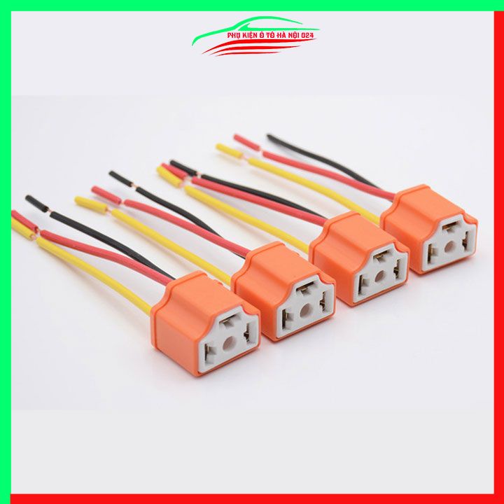 Chuôi đèn xe ô tô xe máy H4