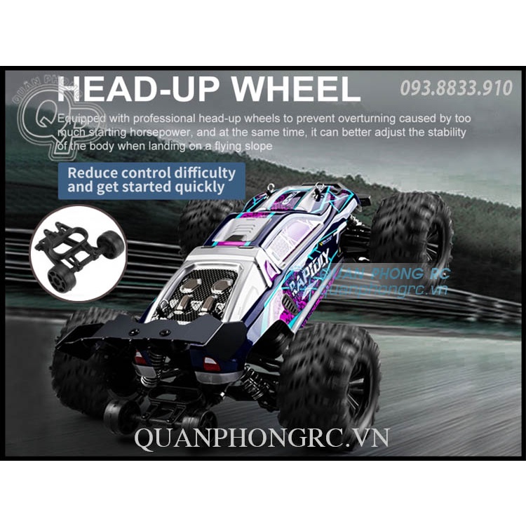 Xe Điều Khiển SCY 16101 RAPIDLY 1/16 2.4G 4WD High Speed RC Truck Car With Head-up Wheels