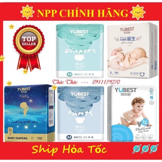 Bỉm dán/ quần yubest s/m/l/xl/xxl77 miếng bxn