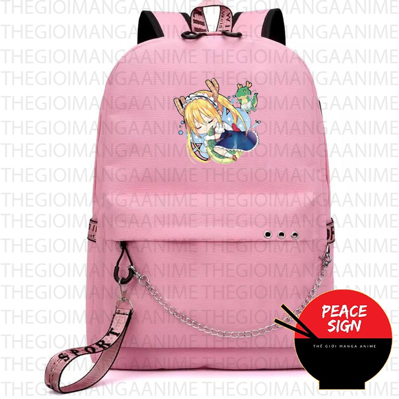 Balo thông minh in hình Kobayashi-san Chi no Maid Dragon CÔ HẦU GÁI RỒNG anime chibi