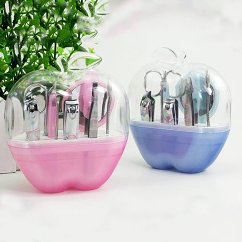 Bộ 9 Dụng Cụ Chăm Sóc Móng Chuyên Nghiệp Bằng Thép Không Gỉ Có Hộp Đựng