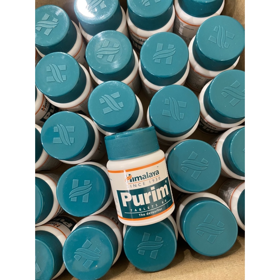 Purim Himalaya hộp lọ 60 Detox thanh lọc cơ thể Hàng Ấn Độ Date 2026