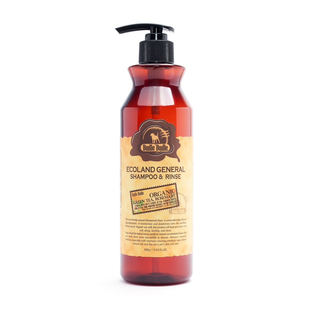 Dầu gội và xả Budle Budle cho chó 500ml