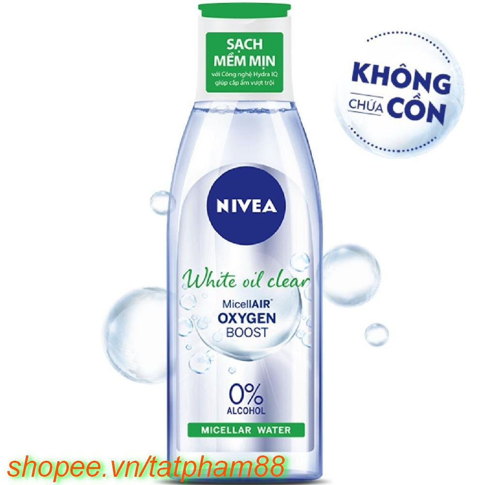 Nước Tẩy Trang 200Ml Nivea Xann Cho Da Nhờn Micellar Water Ngăn Nhờn Và Ngừa Mụn Chính Hãng.