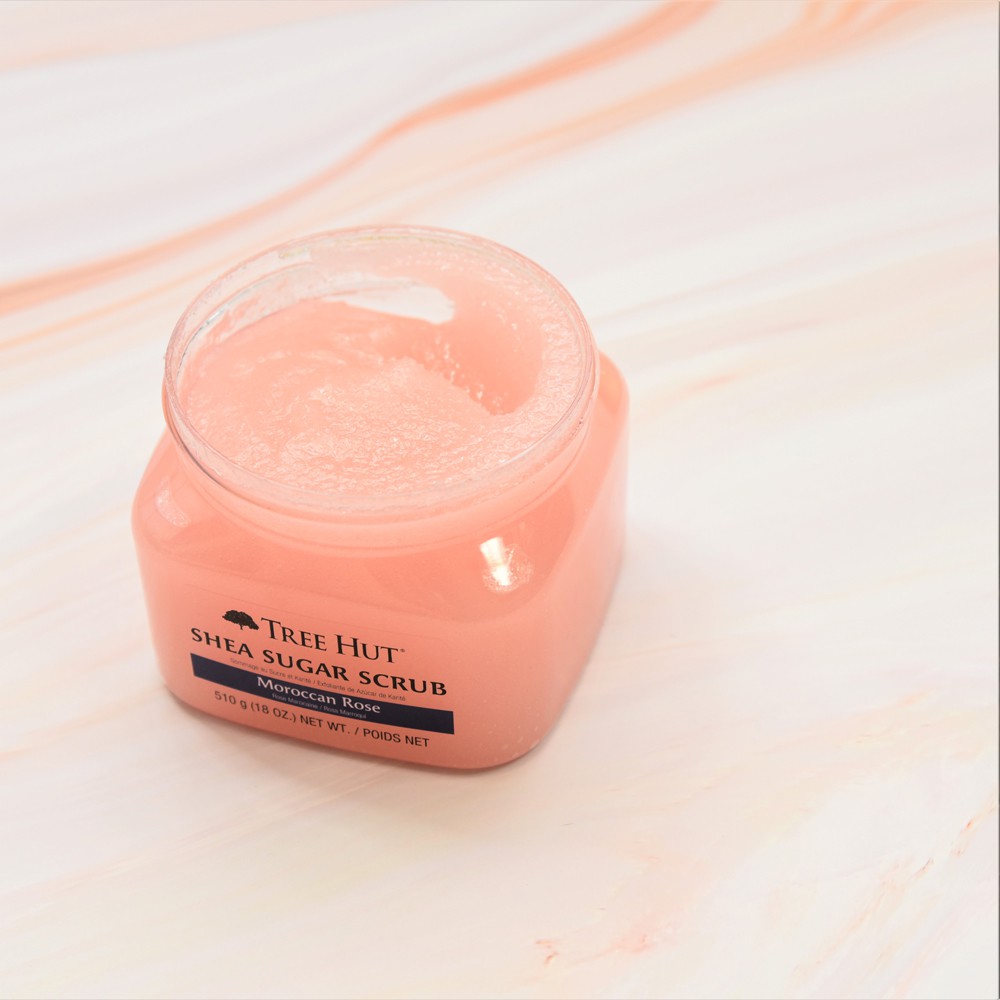 Tree Hut Shea Sugar Scrub Moroccan Rose - Tẩy Tế Bào Chết Cơ Thể Tree Hut Hương Hoa Hồng