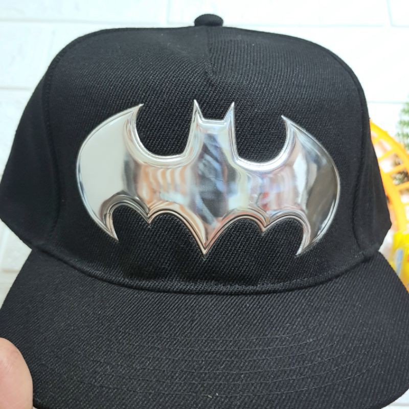 Mũ lưỡi trai 6-12y HM dư - Batman đen bóng.