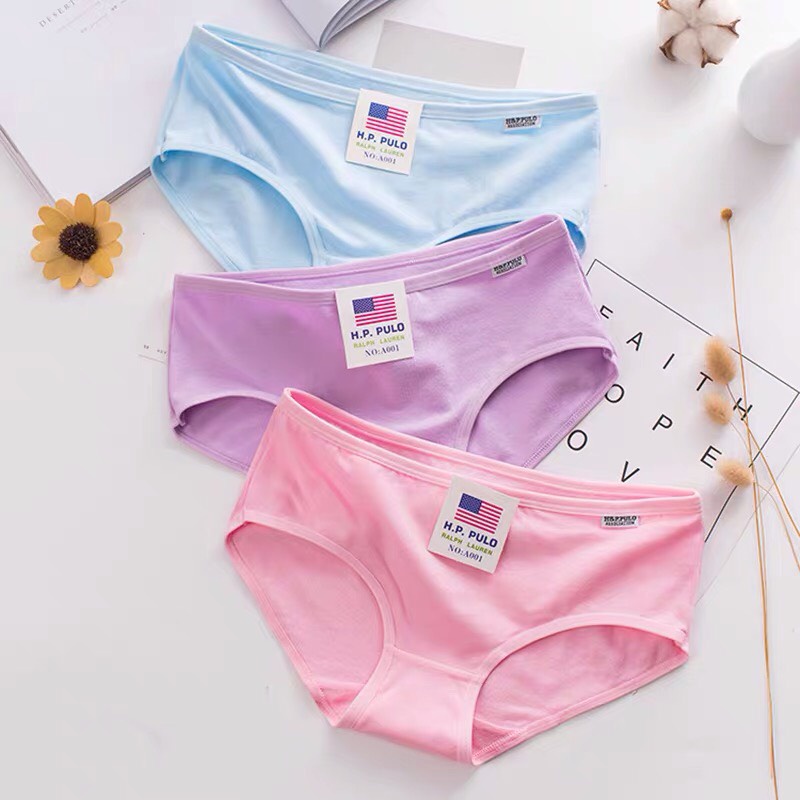 Quần Lót Nữ Cotton Trơn Quần Chíp Nữ Siêu Xinh ALALA 1678