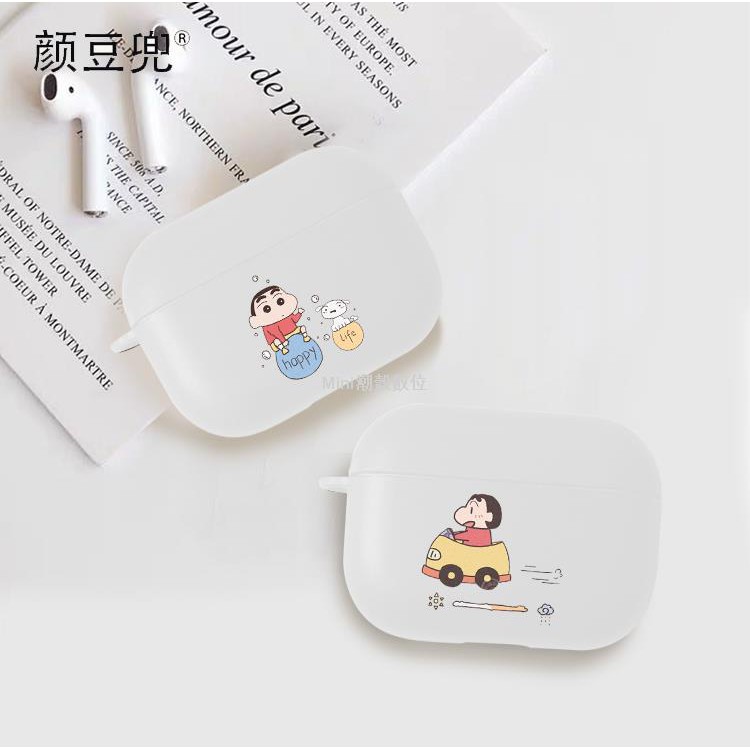 Vỏ Bảo Vệ Hộp Đựng Tai Nghe Hình Cậu Bé Bút Chì Shin-Chan Cho Airpods Pro 2 / 3 Apple | BigBuy360 - bigbuy360.vn