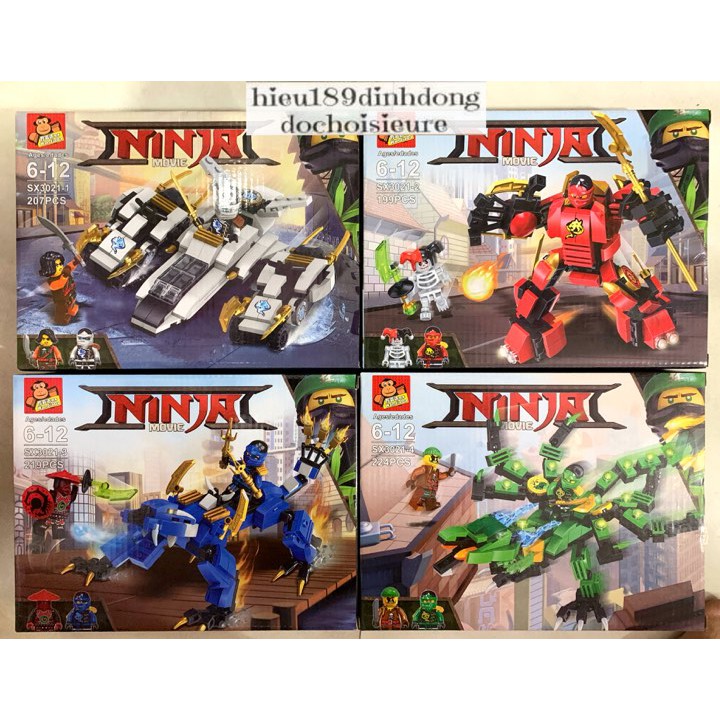 Lắp ráp xếp hình 3021 : robot ninja