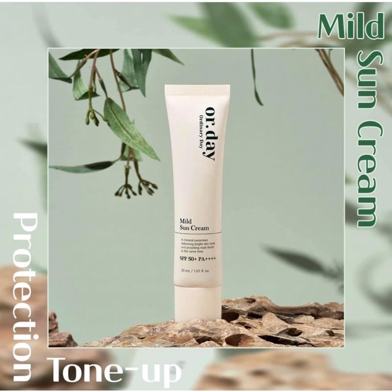 Kem chống nắng vật lý ELISHACOY OR.DAY MILD SUN CREAM SPF50+ 30ML