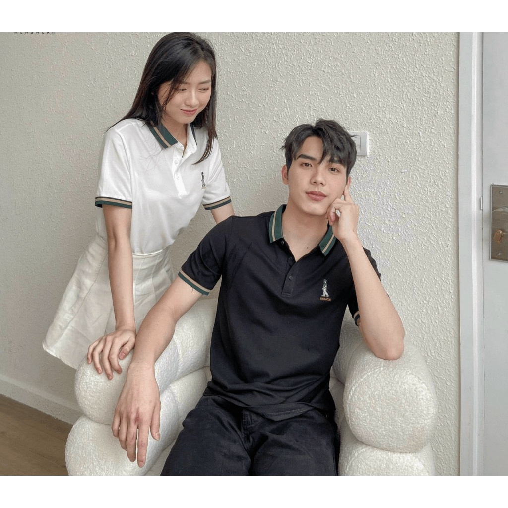 (HCM) ÁO THUN NAM NỮ CỔ BẺ TAY NGẮN - THỜI TRANG PHONG CÁCH HÀN QUỐC HOTTREND 2022 KOKO MI FASHION