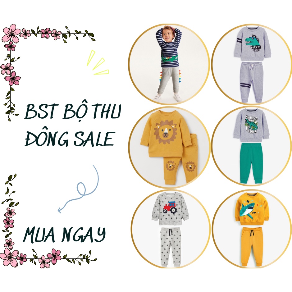 Bộ Thu Đông Cho Bé Trai Sale Sốc P1 - Jumping Beans Official Store