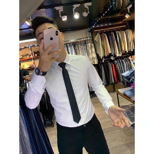 Áo sơ mi nam đủ màu trắng, xanh than, xanh sáng, đỏ,tím, sale 70% | BigBuy360 - bigbuy360.vn