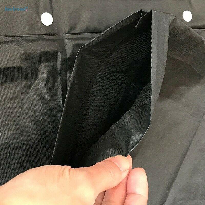 Áo mưa tay dài màu trơn dáng rộng thiết kế cài nút thời trang cho nam | BigBuy360 - bigbuy360.vn