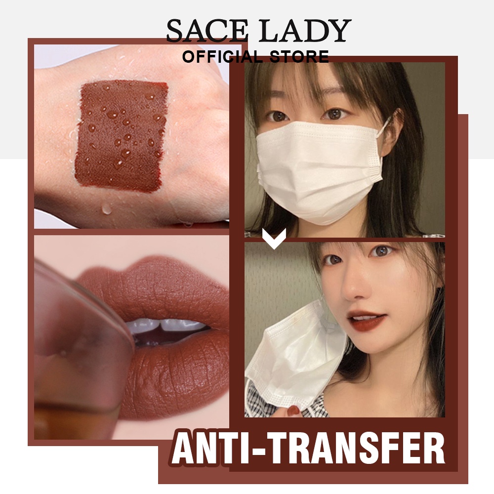 SACE LADY 3 cây Matte Son Môi Bộ Trang Điểm son Môi lì mini chống thấm nước 1.8ml*3
