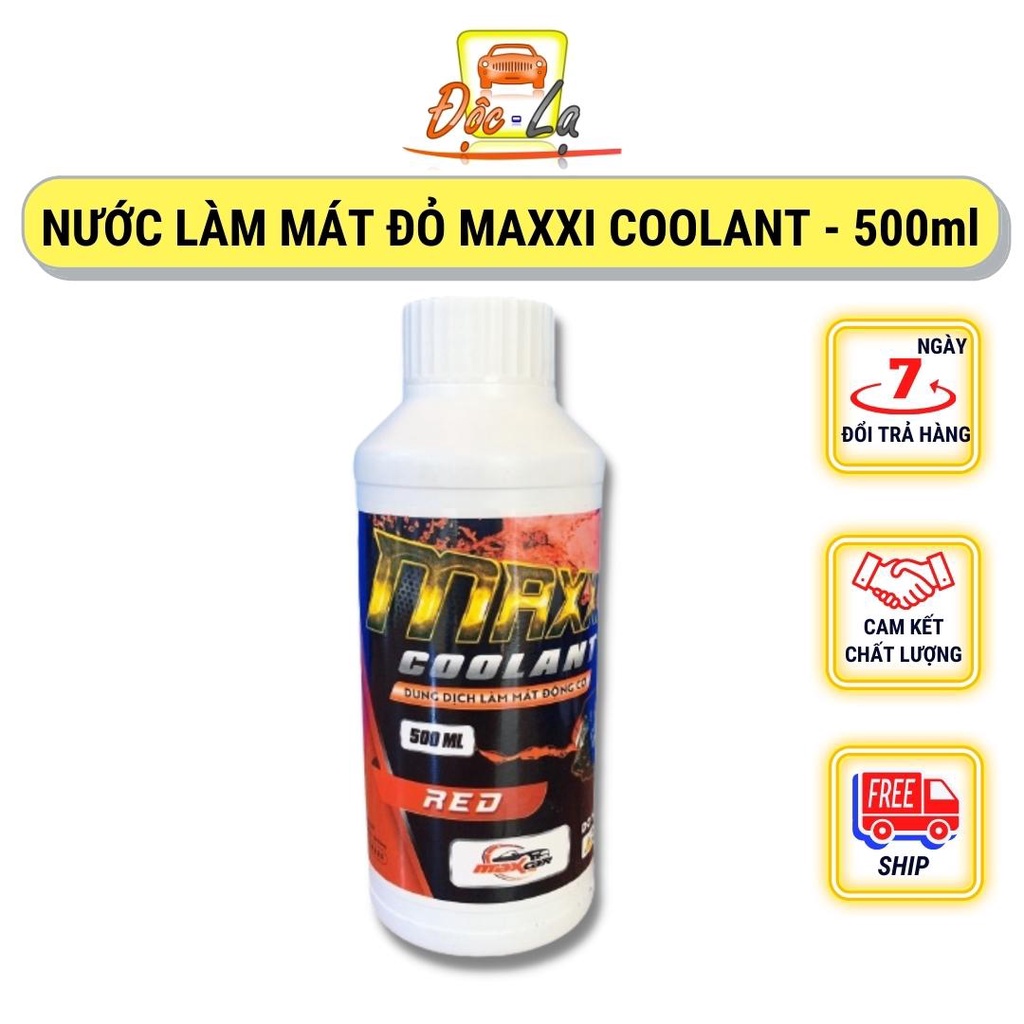 Dung dịch nước làm mát động cơ ô tô, xe máy, tàu thủy Maxcool Standard cao cấp can 4 Lít