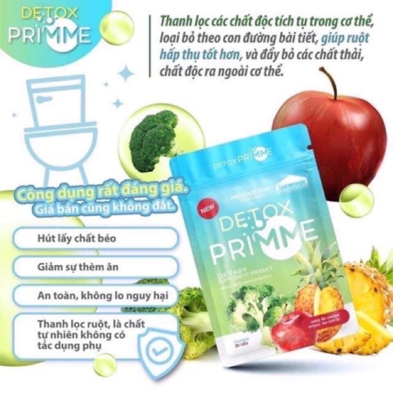 [CHÍNH HÃNG ] DETOX KHỬ MỠ PRIMME RAU CỦ QUẢ