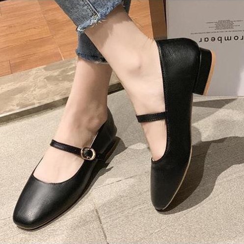 [XẢ KHO] GIÀY BÚP BÊ MŨI VUÔNG DA ĐẸP TIỂU THƯ A7 | BigBuy360 - bigbuy360.vn