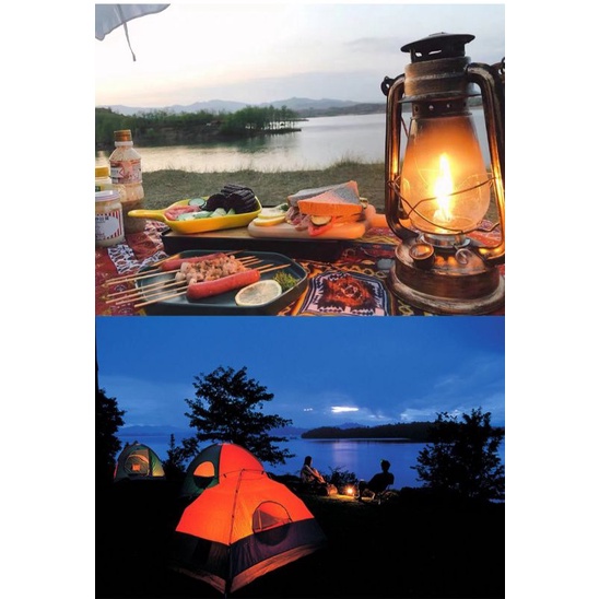 Đèn bão dùng dẫu kiểu BÓNG DÀI, Đèn cao 31cm chất liệu sắt dùng để dã ngoại, sưu tầm, trang trí quán cafe, derco quán xá