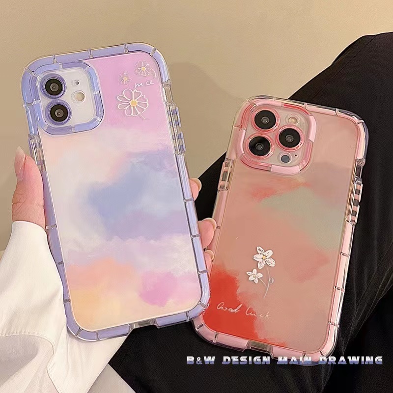 Ốp Điện Thoại Silicon Mềm Chống Sốc Họa Tiết Tranh Sơn Dầu Cho iPhone 13 12 11 Pro MAX XR IX XS MAX 7 8 Plus