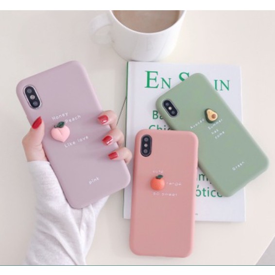 Ốp Lưng IPhone Trái Cây Tí Hon 7/7Plus/8/8Plus/X/Xr/Xs/Xs Max/11/11Pro/11Pro Max