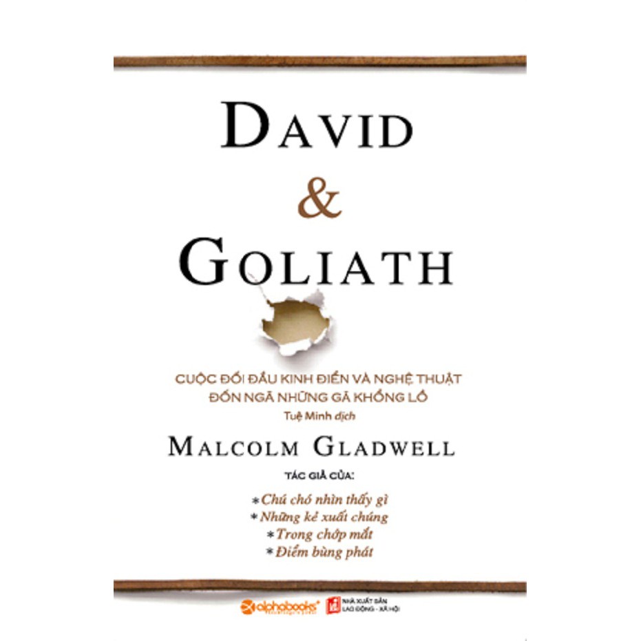 Sách - David &amp; Goliath [AlphaBooks]