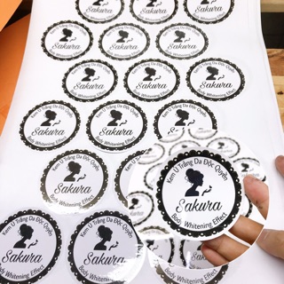 Tem dán in theo yêu cầu (ko thiết kế free khách iu nhé)