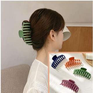 Kẹp tóc càng cua loại to nhiều màu chống gãy