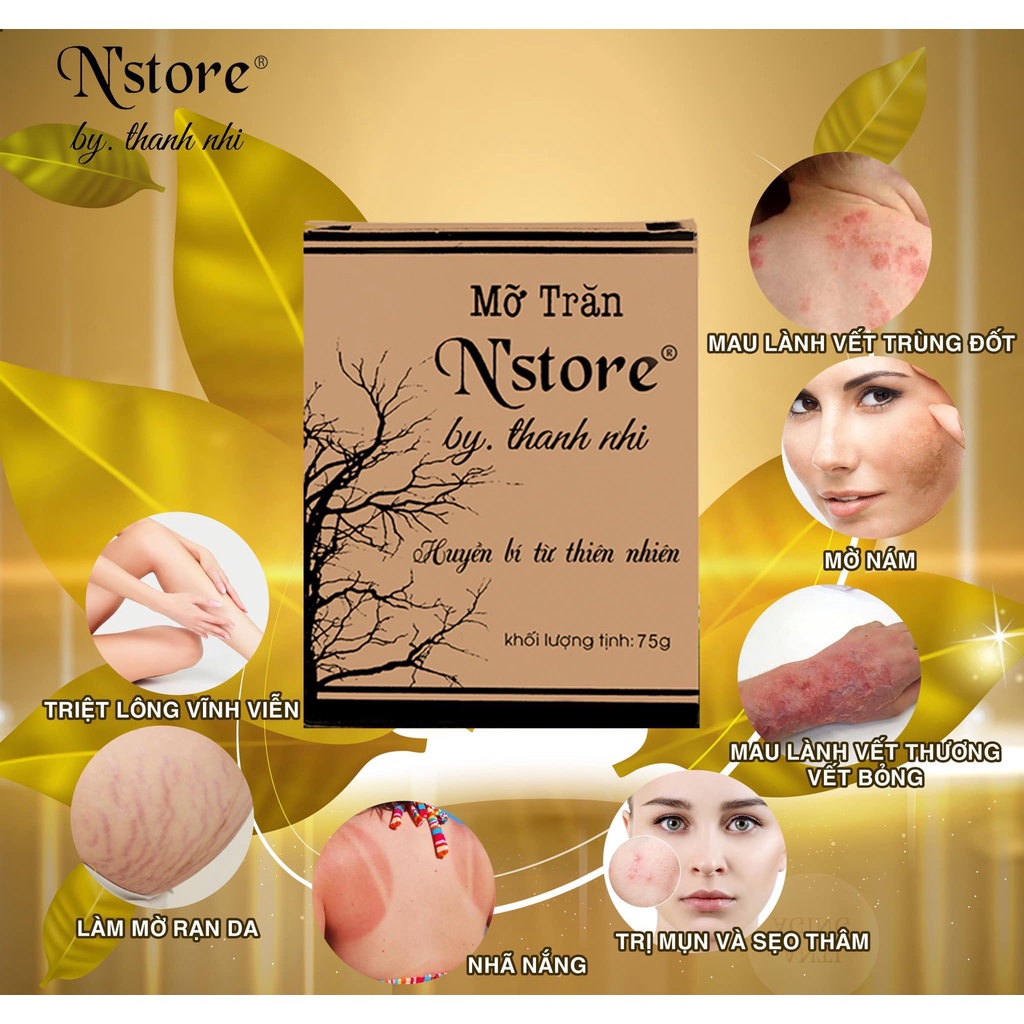Mỡ trăn nguyên chất N'store chính hãng mờ rạn da, triệt lông vĩnh viễn tay, chân, nách, bikini an toàn,... | BigBuy360 - bigbuy360.vn