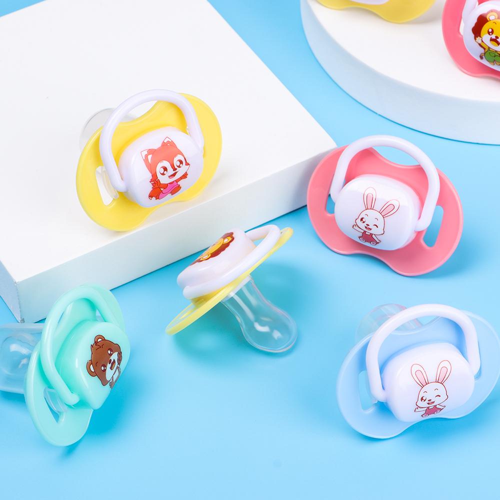 Núm Ti Giả Em Bé Sơ Sinh Bằng Silicone An Toàn Chống Bụi LAYOR1 An Toàn